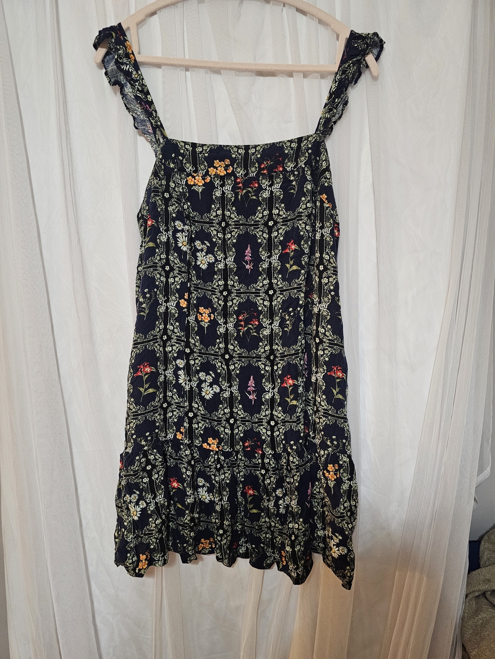 Agua Bendita × Target Navy Floral Dress